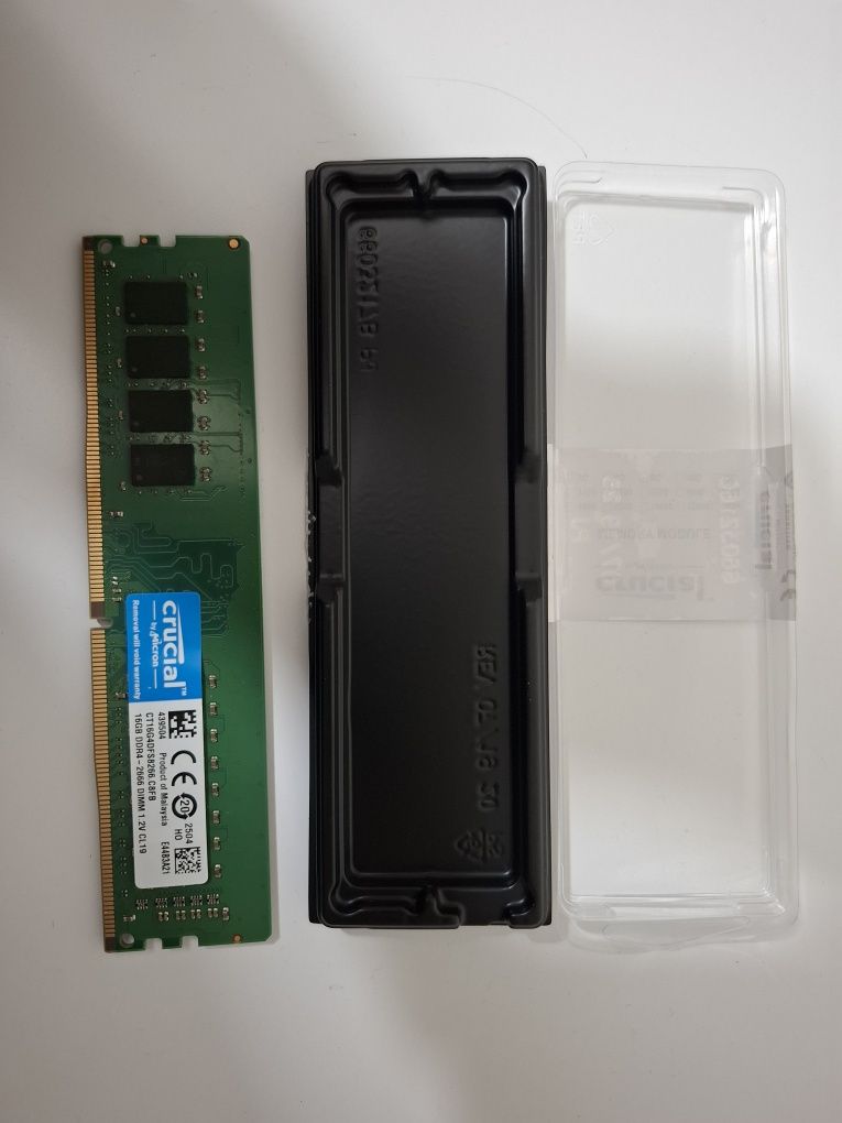 Memória DDR4 16gb Crucial 2666 - NOVA