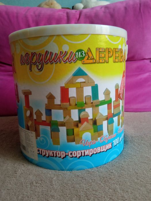 Конструктор дерев'яний 100 деталій