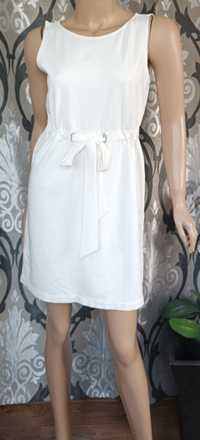 Massimo Dutti biała sukienka na lato