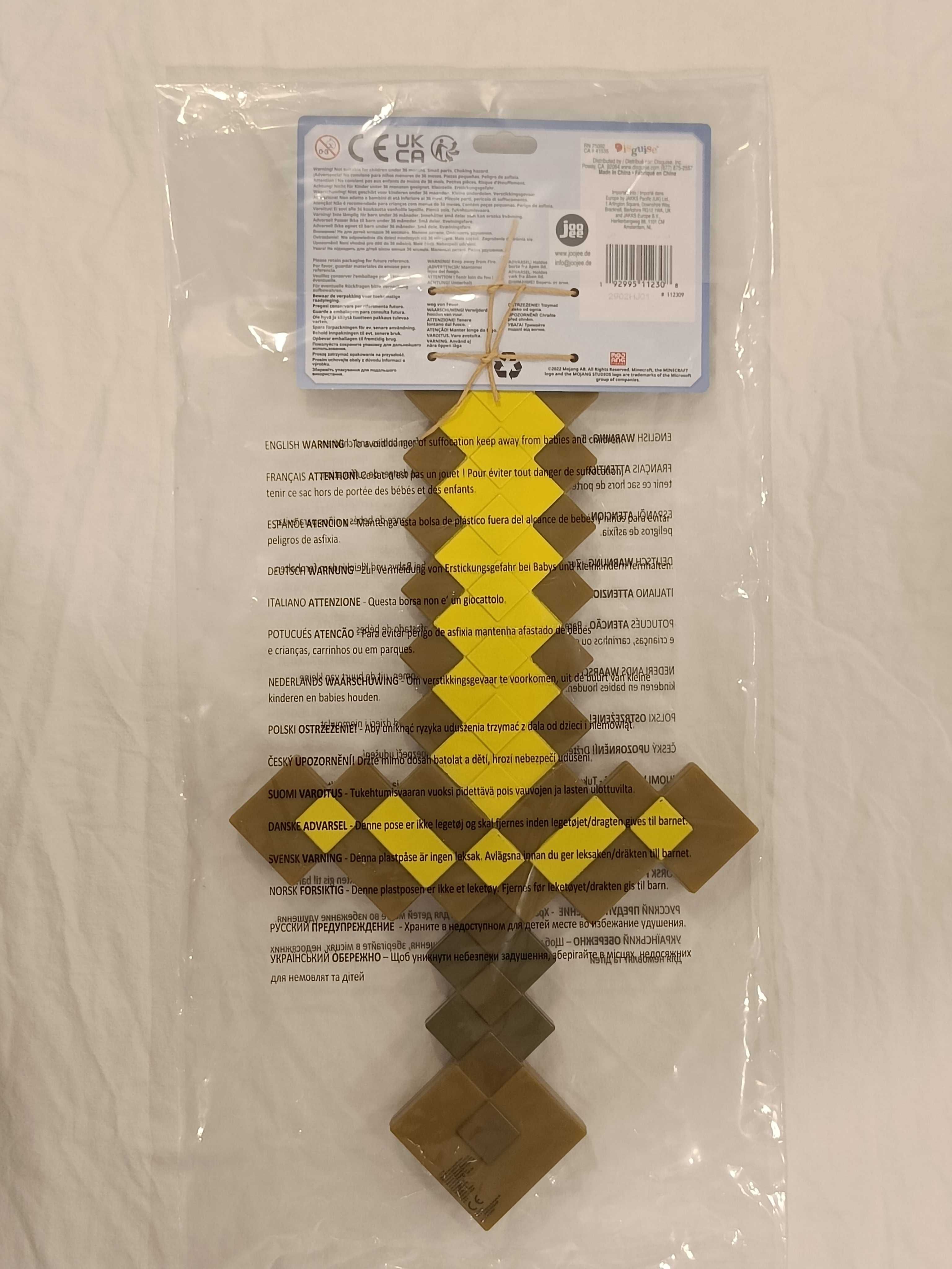 Złoty Miecz Minecraft - oryginalny Disguise