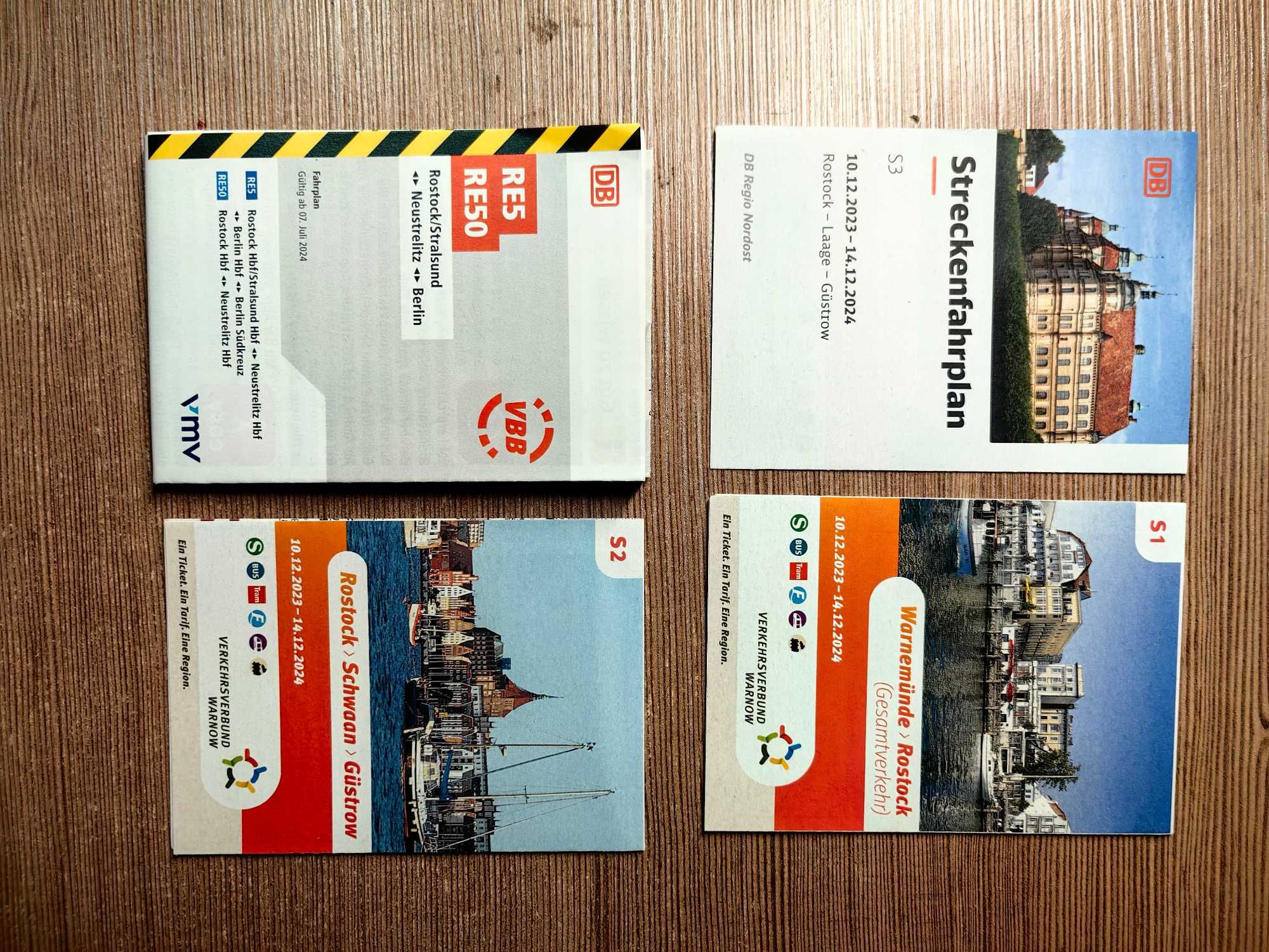 Papierowe Rozkłady jazdy pociągów DB Deutsche Bahn - Niemcy