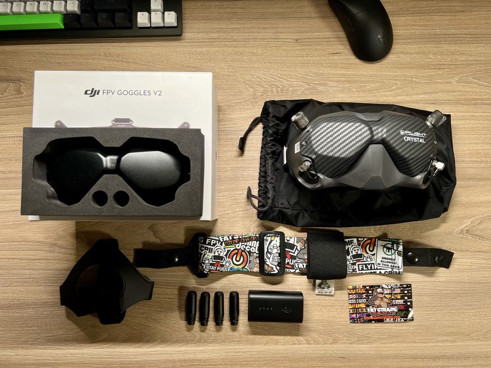DJI FPV goggles v2 + iFlight Crystal HD Patch