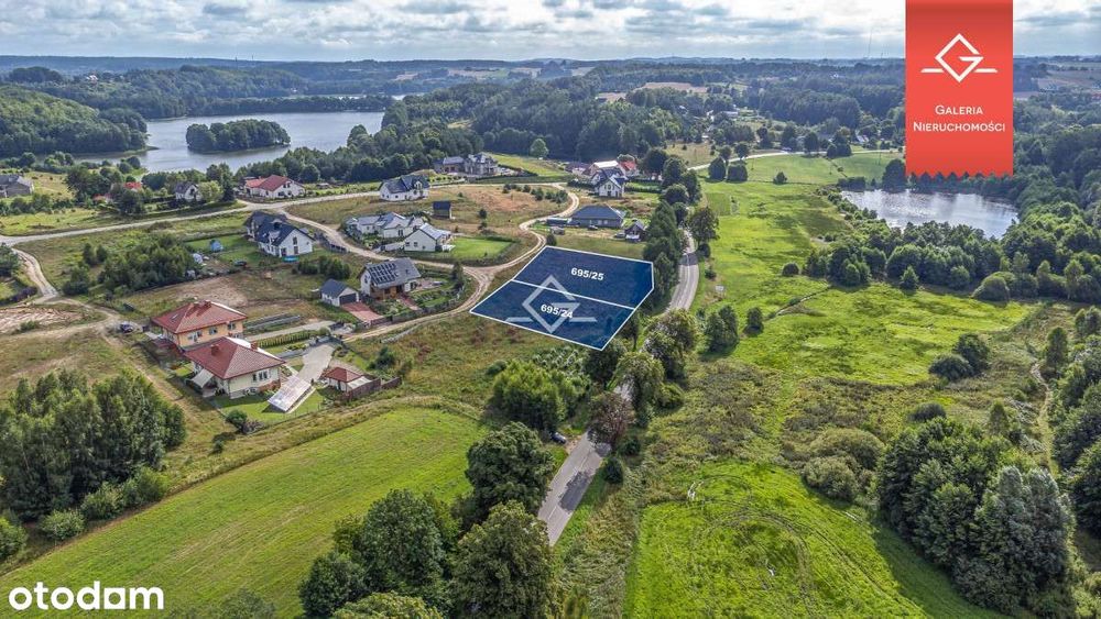 blisko jezior | objęta mpzp | media przy działce