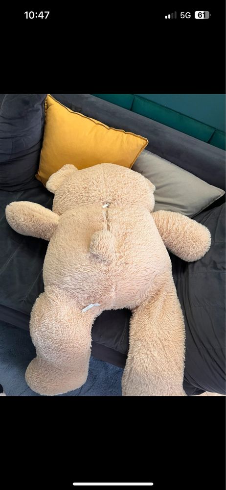 Duzy brązowy miś 120cm.