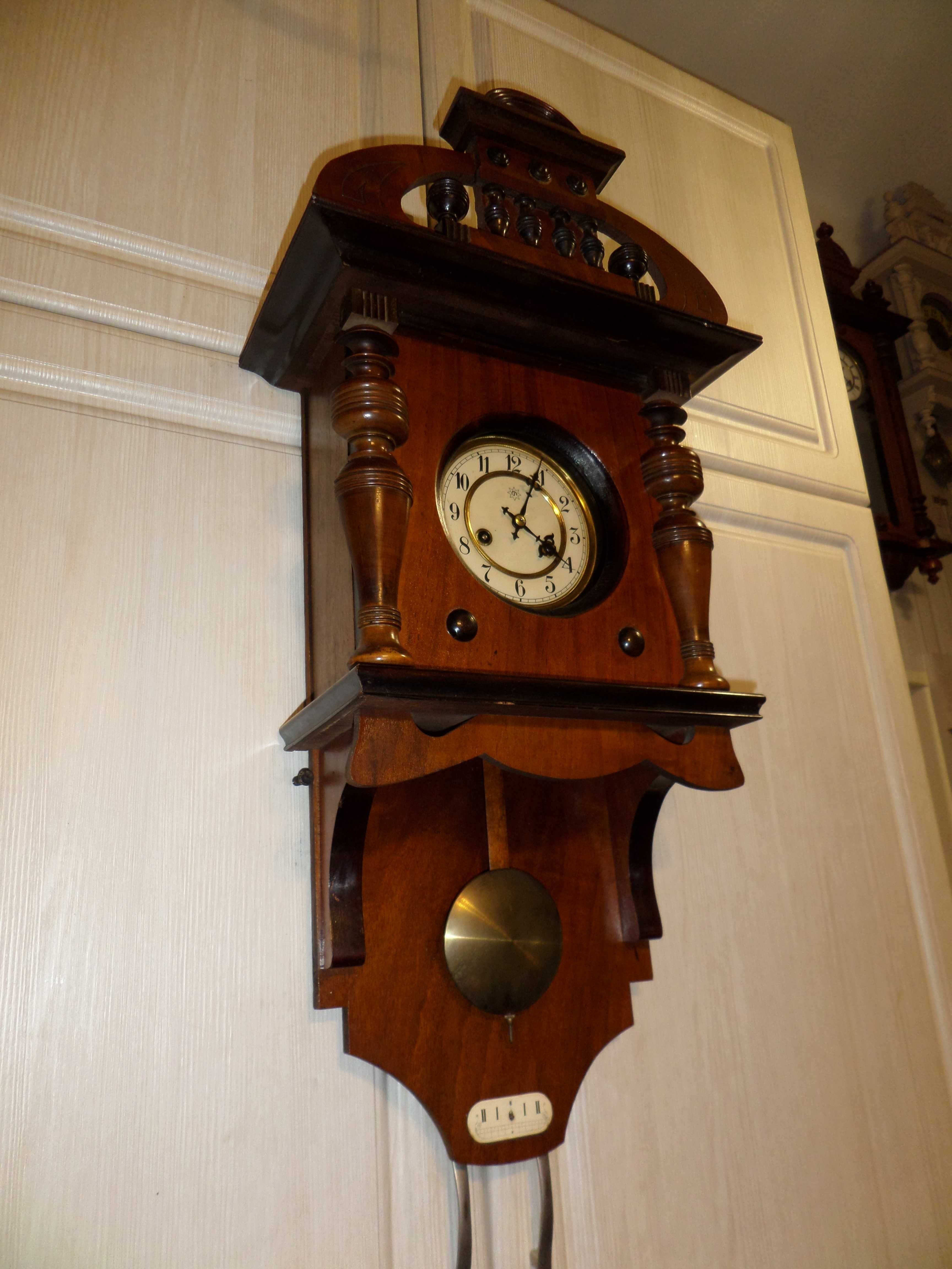 Zegar Ślązak Junghans 1910 r Przeglądnięty przez zegarmistrza