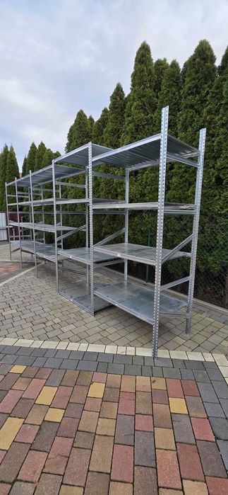 Regały magazynowe z demontażu pólka 70gł x 120  ocynkowany Metalsisem