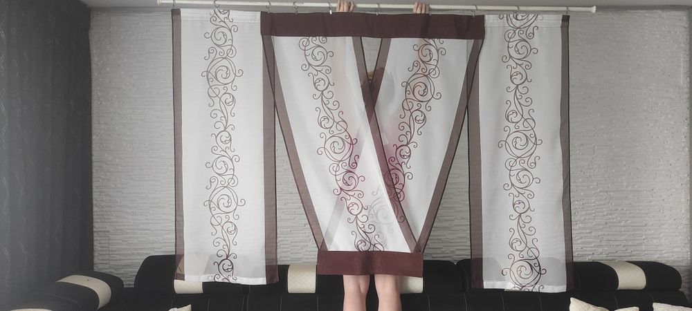 Komplet Paneli firanki firany Glamour