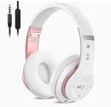 Słuchawki bezprzewodowe nauszne Bluetooth 6S białe