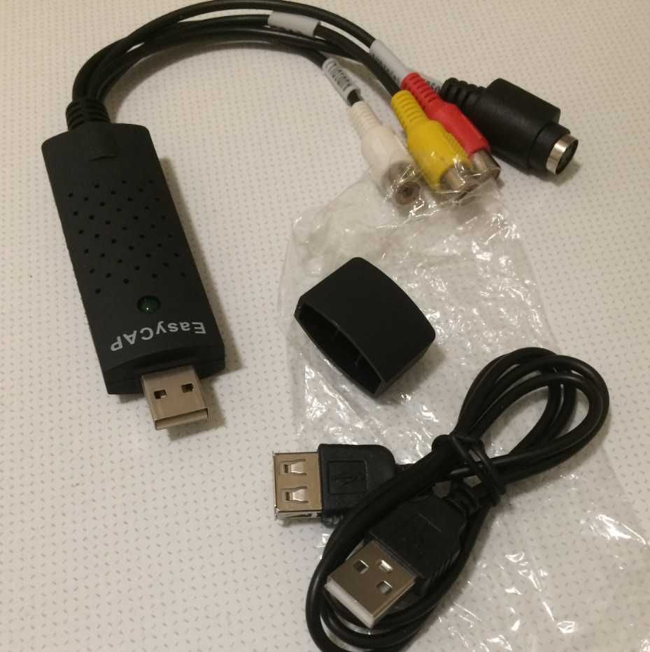 Плата USB Video захвата "EasyCAP" новая (с драйверами)