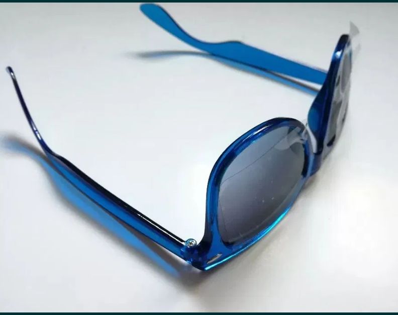 Kultowe okulary przeciwsloneczne sloneczne niebieskie - nowe