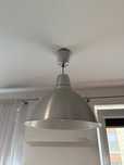 Lampa wisząca srebrna