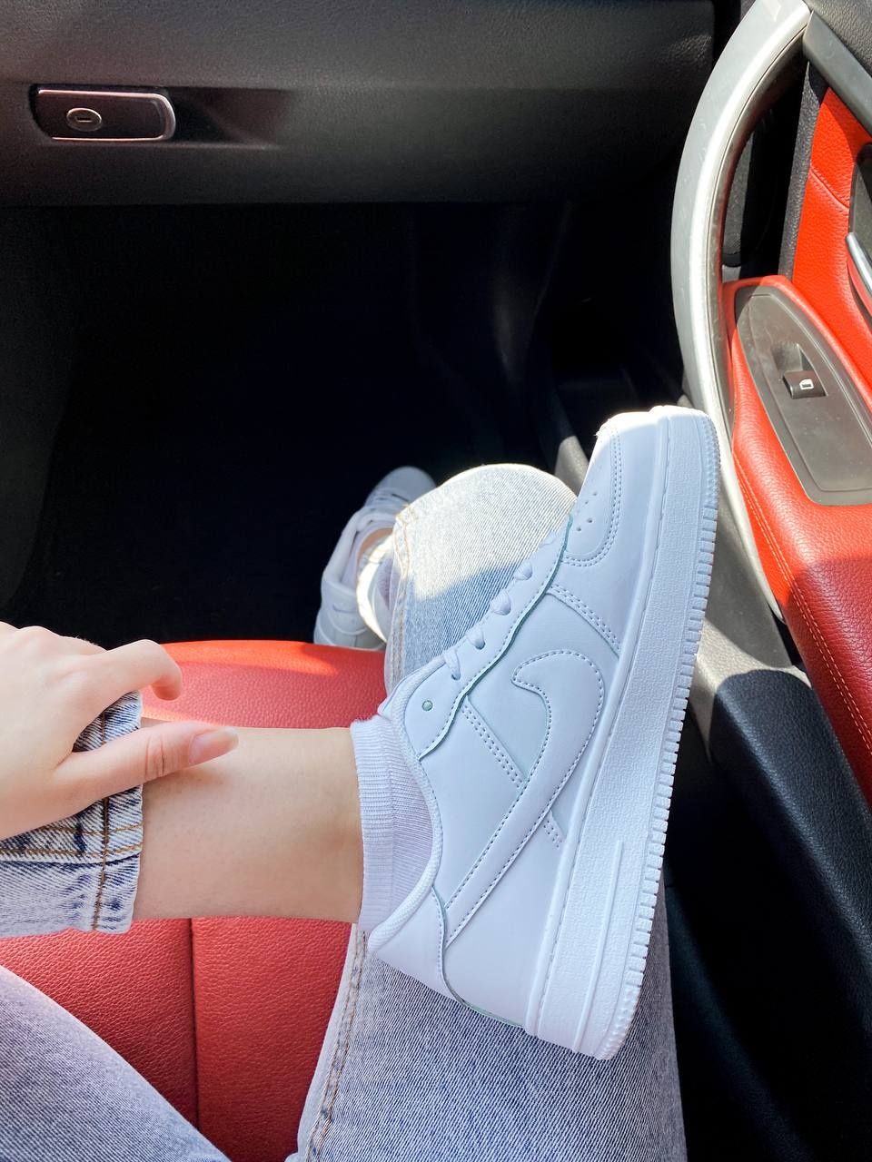 Женские Nike Air Force White, найк аир форс, nike air force, найки