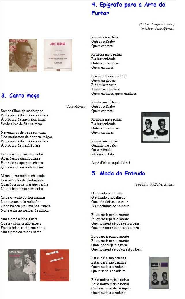 José Afonso	- - - - -		Traz Outro Amigo Também	- - - - -	LP