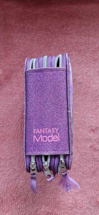 Plecak tornister Herlitz różowy + piórnik Top model używane