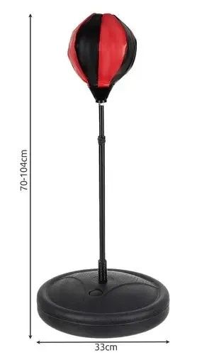 Дитячий боксерський набір Стійка 80-110см + рукавиці + насос / Боксерс