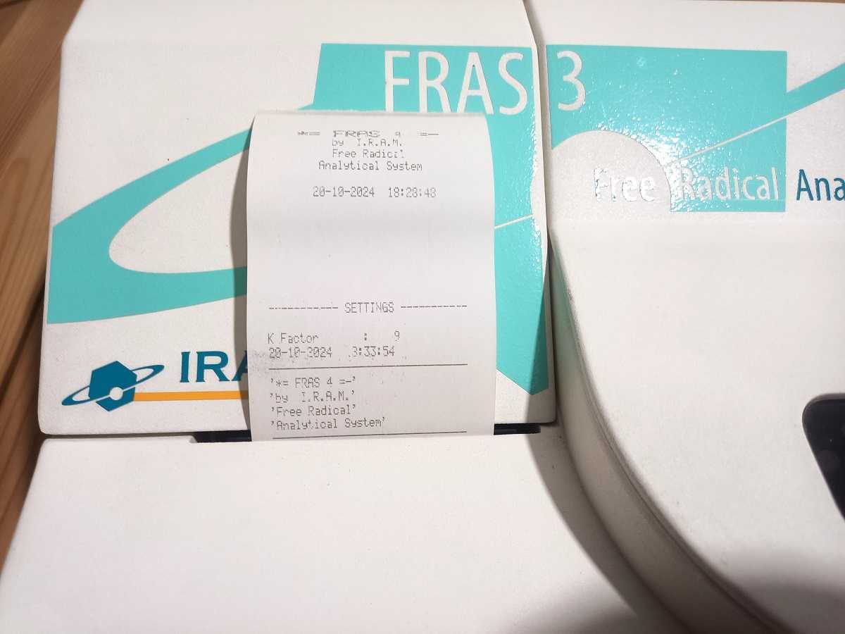 FRAS3 Sistema analítico de radicais livres