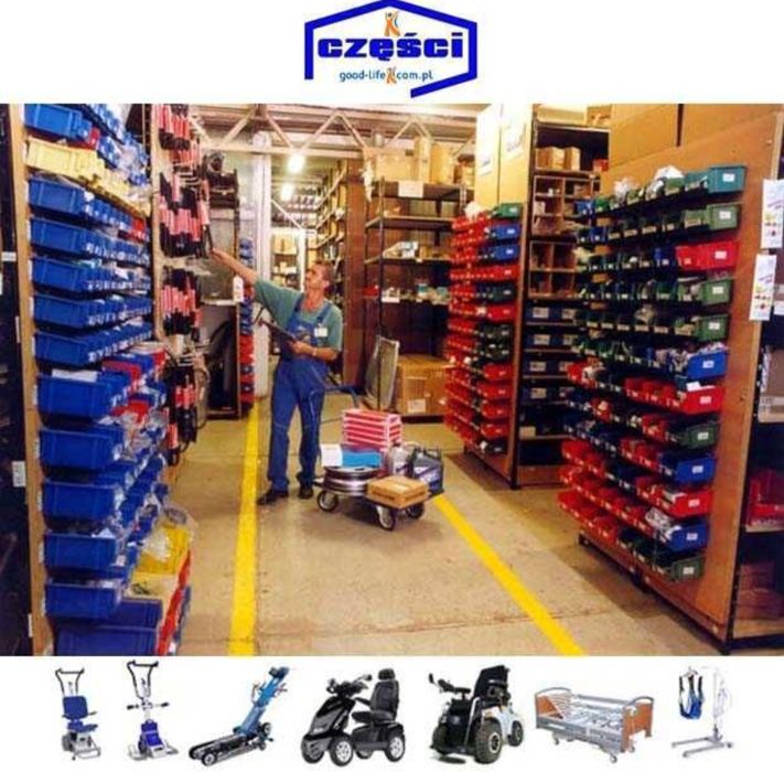 Wózek inwalidzki Skuterelektryczny  SILNIKI PRZEKŁADNIE -  CZĘŚCI