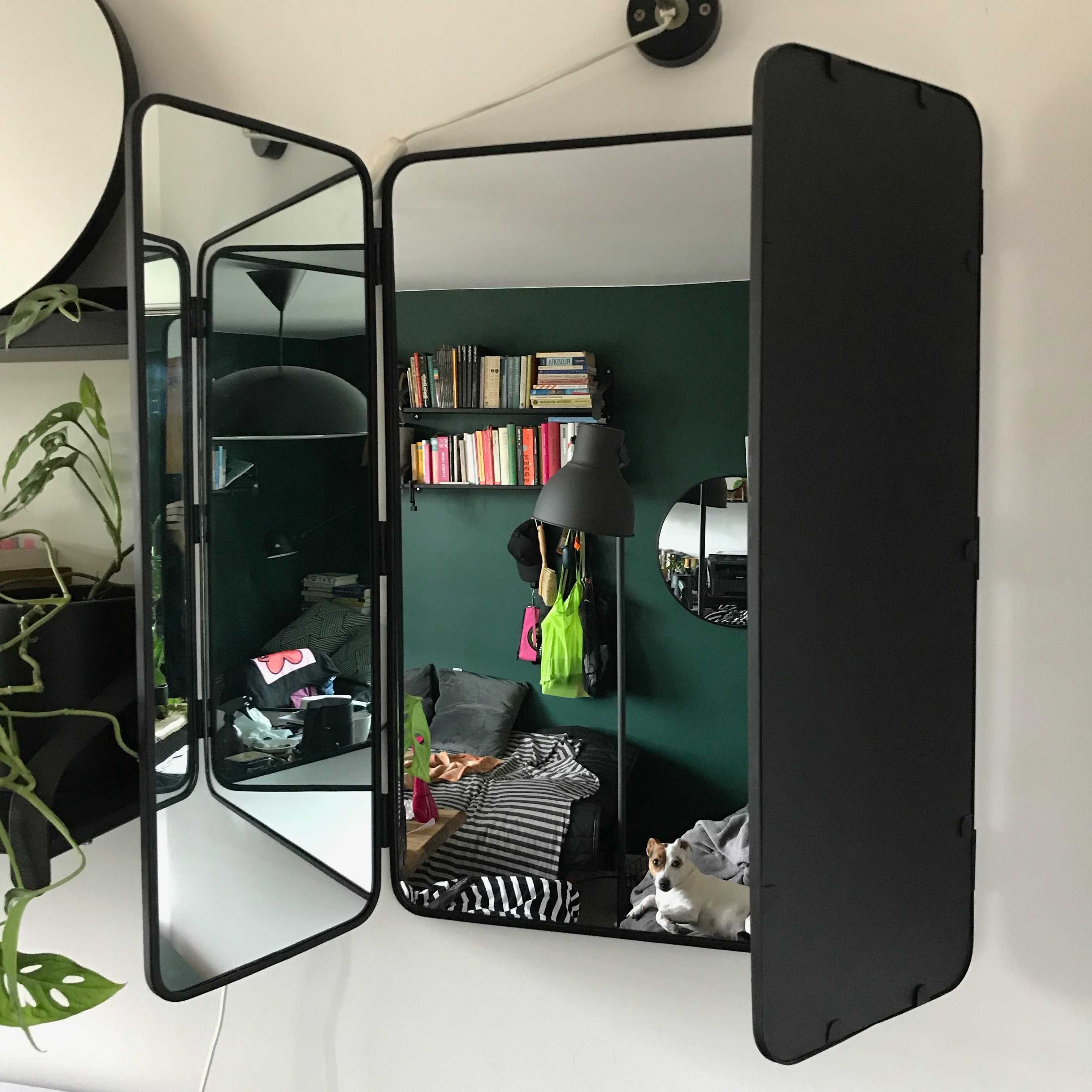 Lustro Zara HOME loft czarne metalowe, NOWE