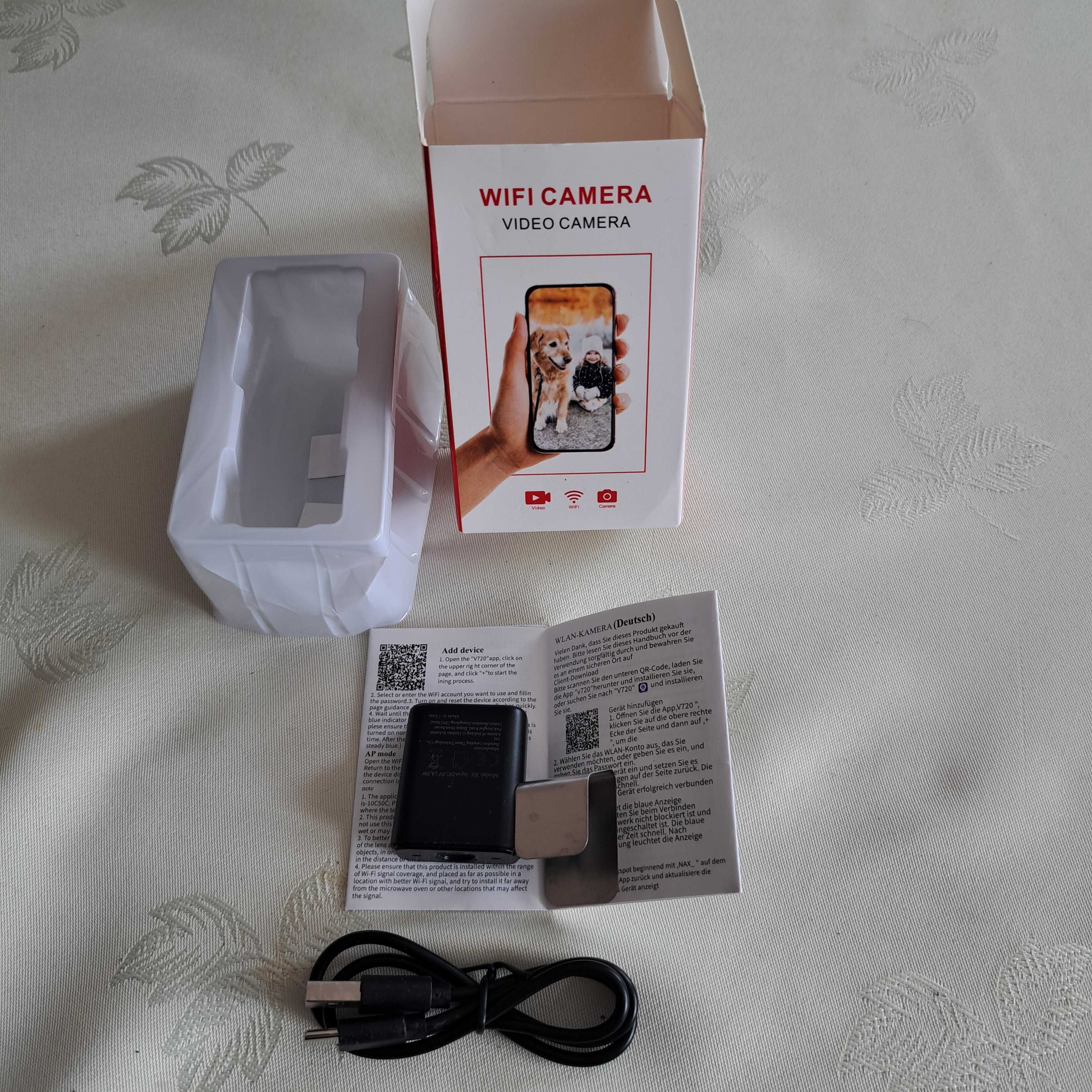 Kompaktowa mini kamera bezprzewodowa X6