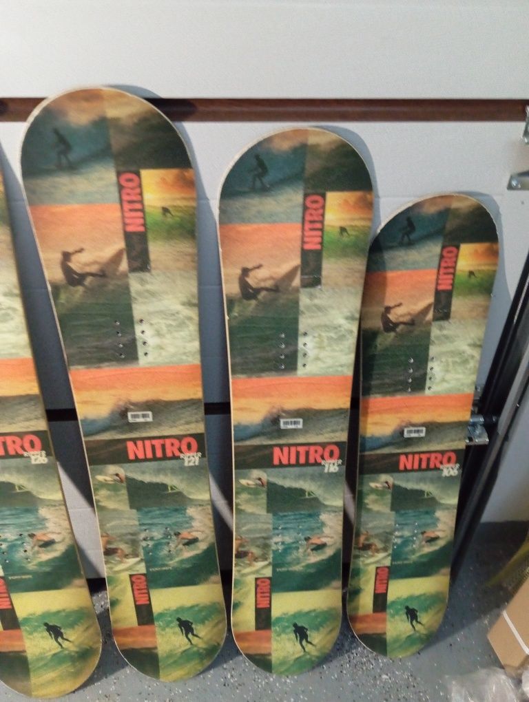 Deski snowboardowe nitro ripper deska dziecięce 106 116