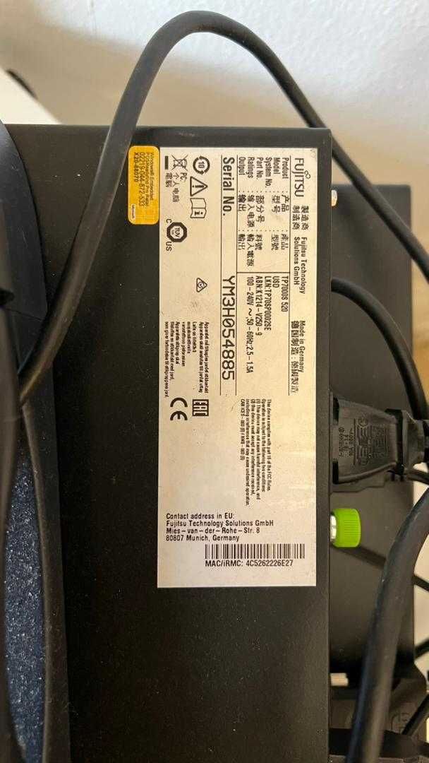 POS sistema com gaveta e impressora