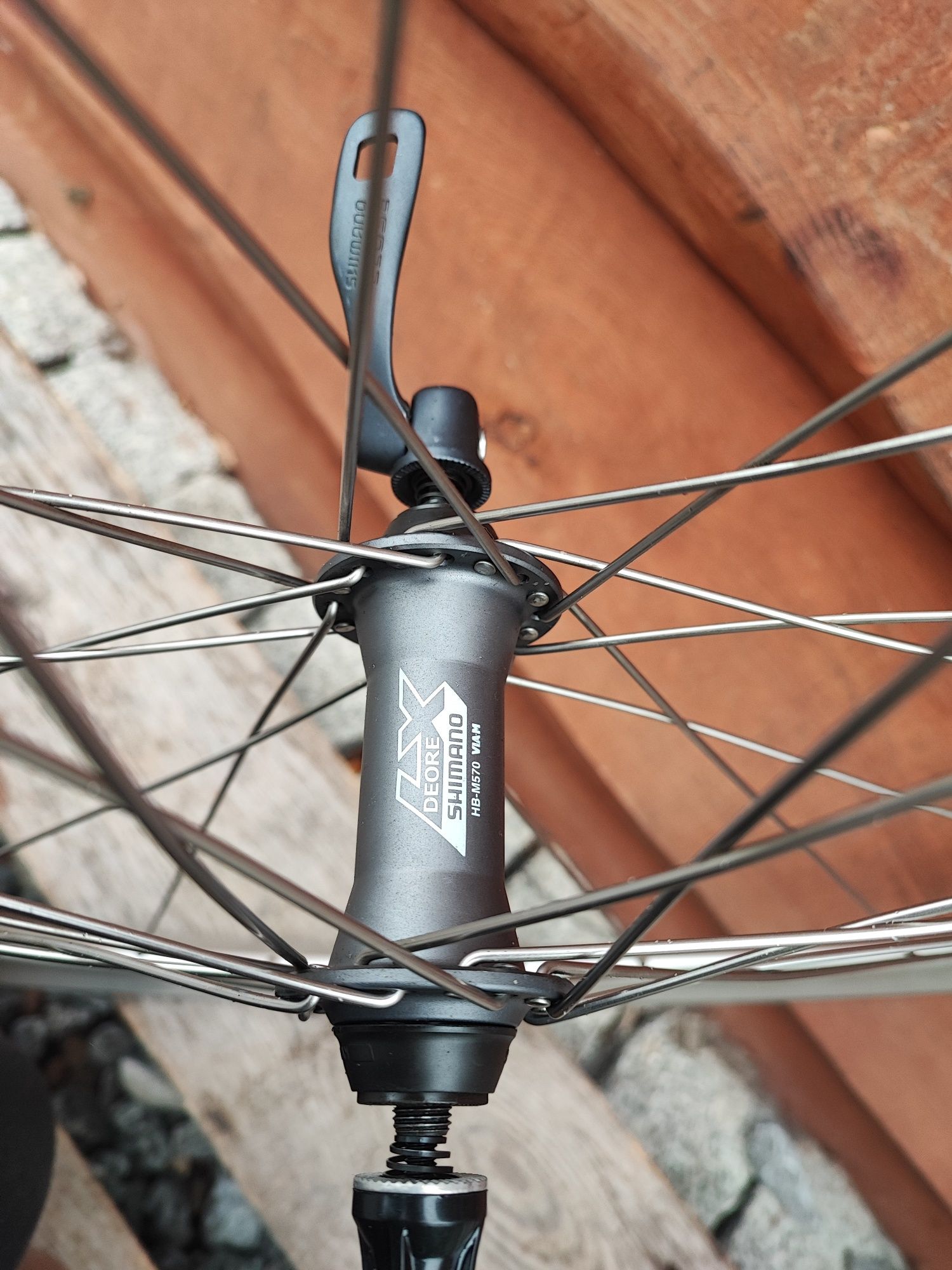 Komplet kół rowerowych Rigida Safety Line 26" Shimano Deore LX Retro