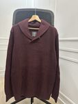 Sweter birgundowy bordowy H&M