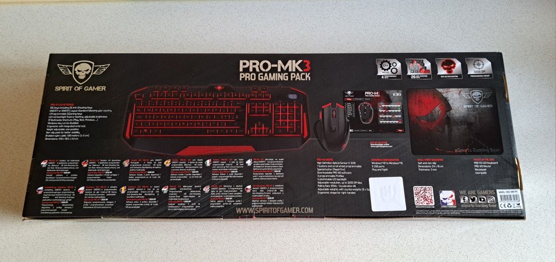Teclado e rato Gaming - Novo (selado)