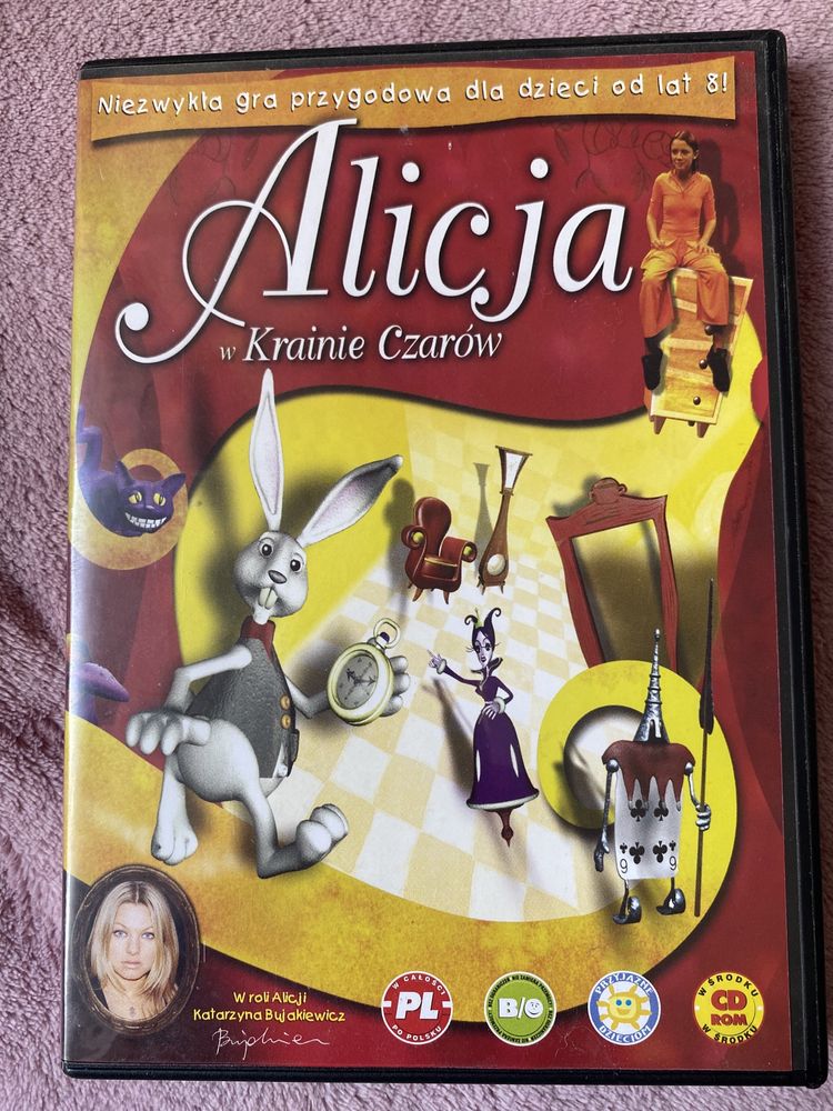 Alicja w Krainie Czarów. Gra przygodowa dla dzieci. CD Rom