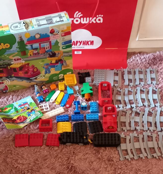 Lego duplo 10874 потяг/залізниця конструктор