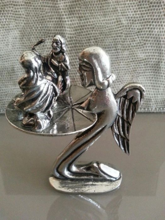 Presépio de anjo 95 % estanho novo