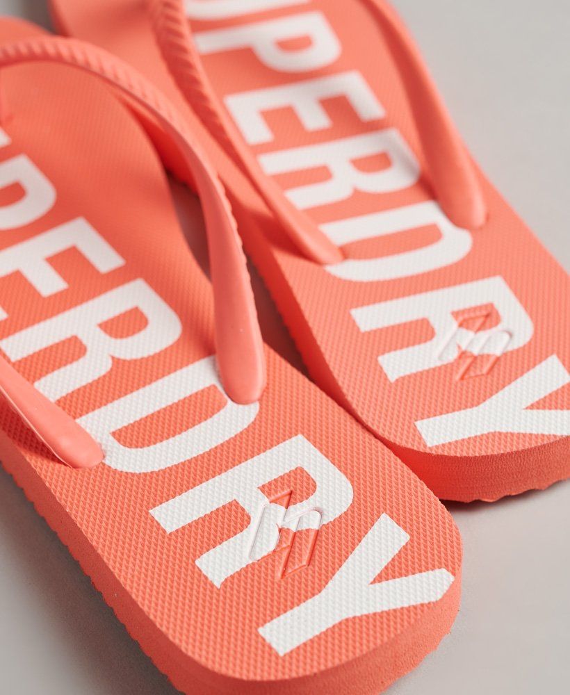 Вʼєтнамки superdry code essential flip flop hyper fire coral оригинал