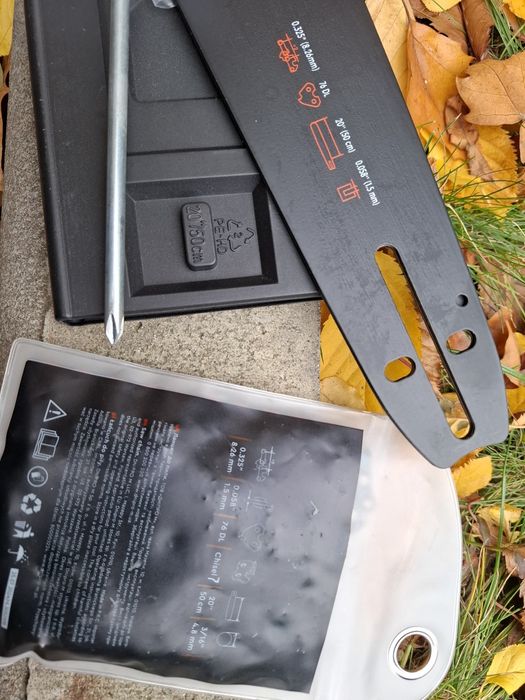 Шина  и цепь 50 см для бензопилы.