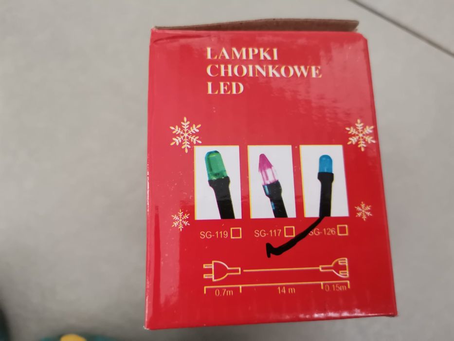 Lampki choinkowe led wewnętrzne