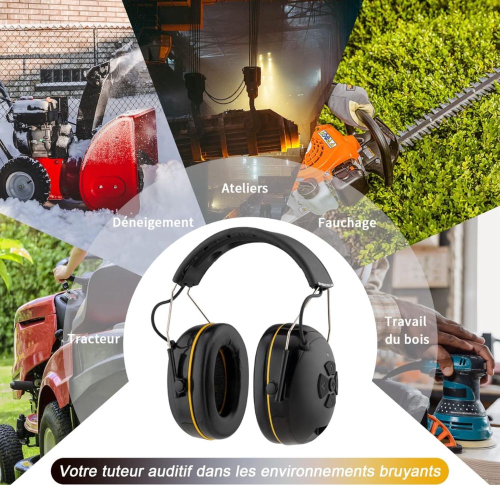 PROTEAR słuchawki tłumiace z Bluetooth 5.1