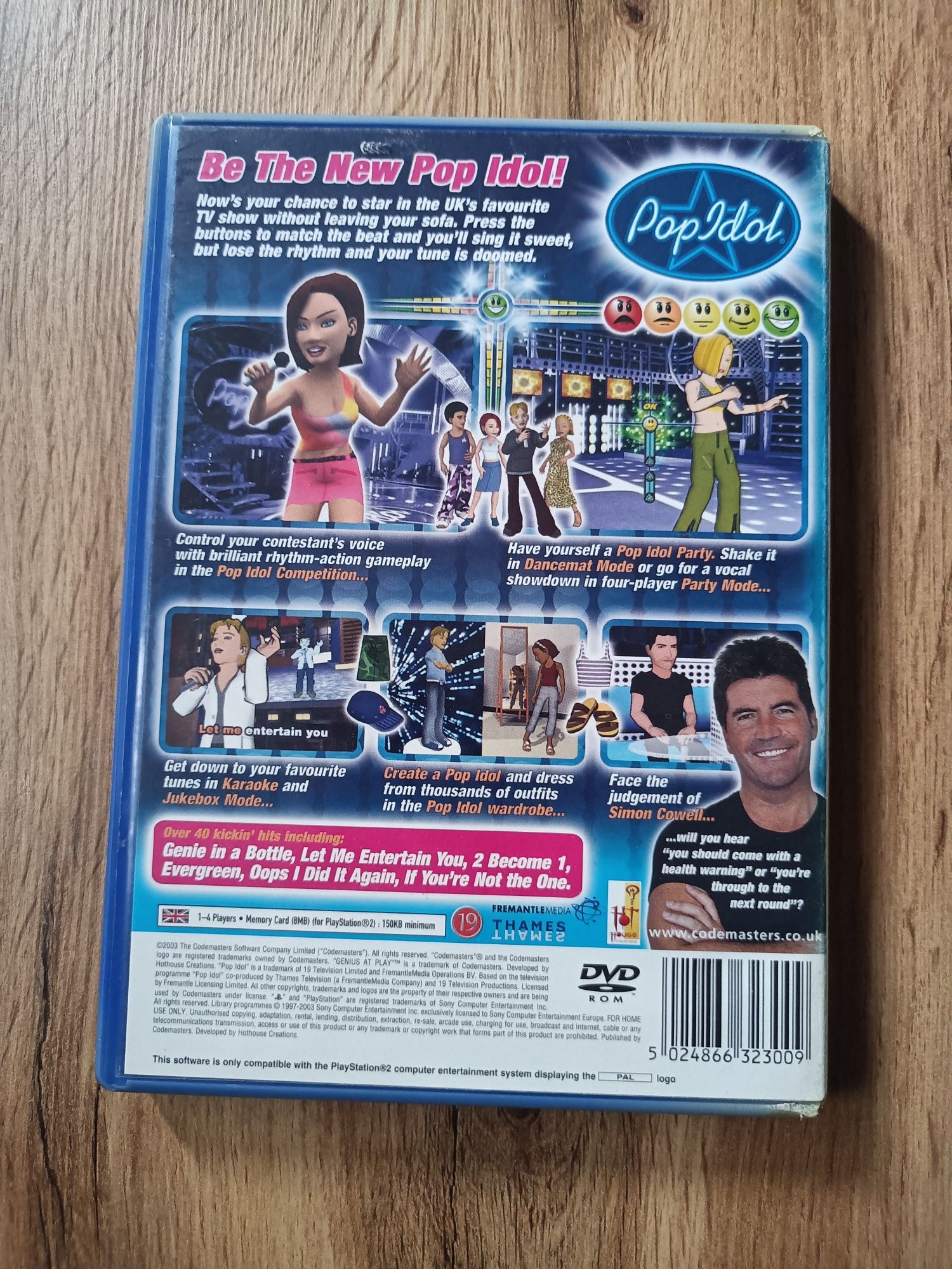 Pop Idol Official Video Game PS2