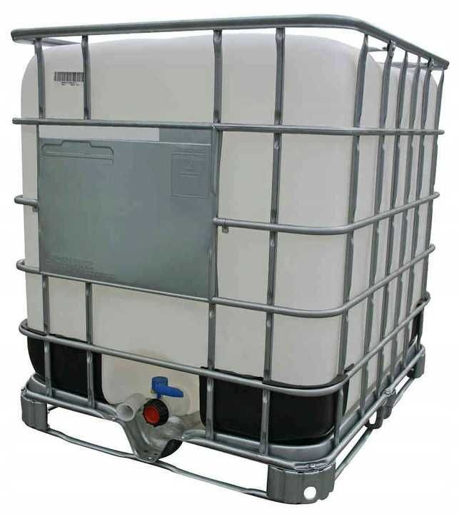 Zbiornik na wodę 1000l-600l pojemnik na wodę- Mauzer IBC - Czysty