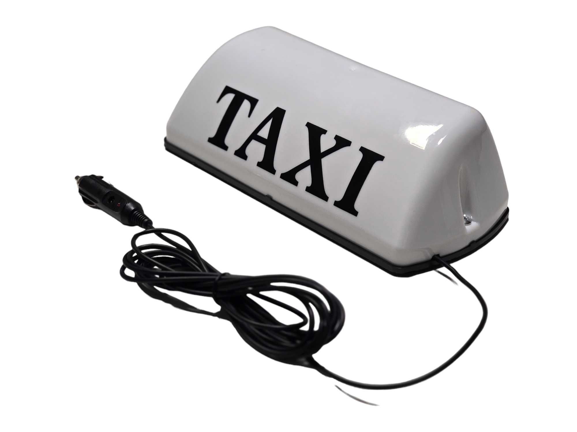 Lampa Taxi Kogut шашка taksi magnesy, kabel, wtyczka do zapalniczki