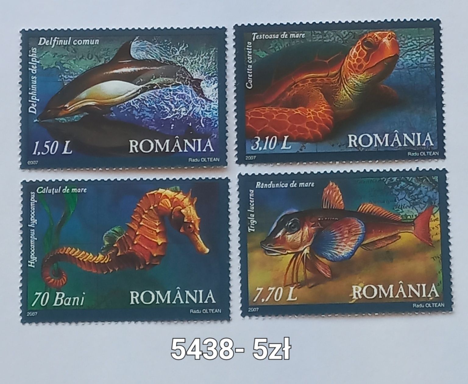 Znaczki pocztowe- fauna/Rumunia 1