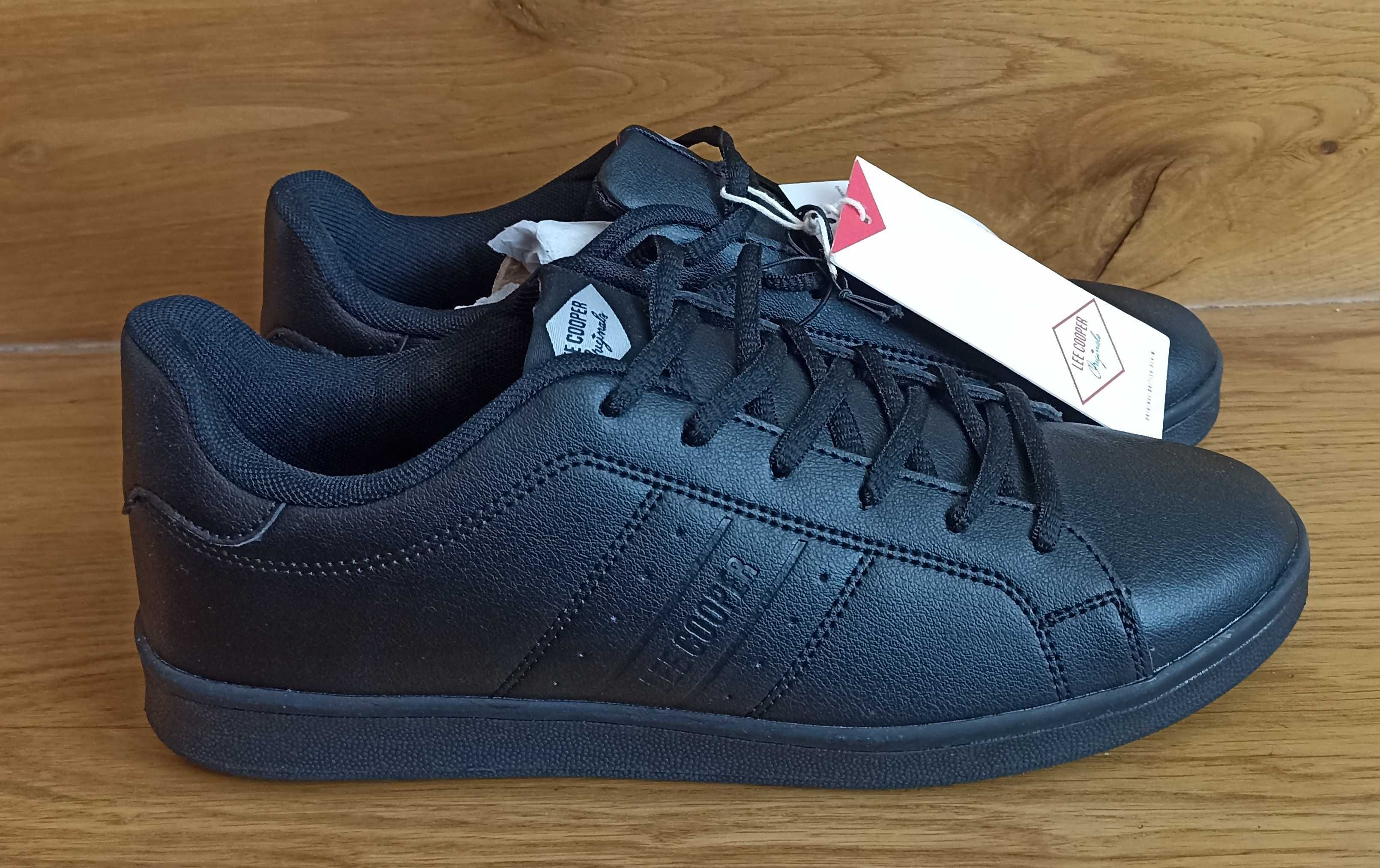 Buty męskie sportowe LEE COOPER rozmiar 42 czarne sneackers