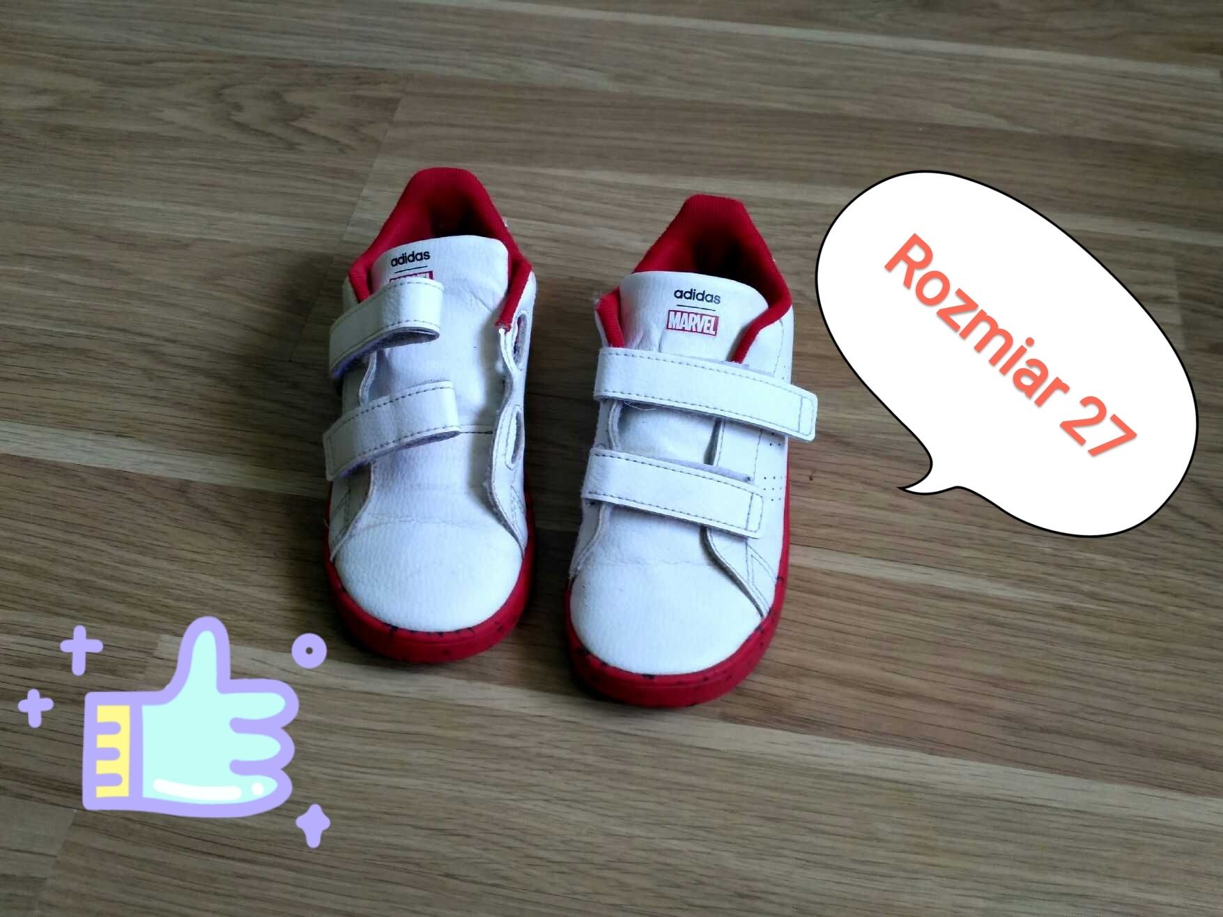 Buty dziecięce, Adidas ADVANTAGE SPIDERMAN, HQ8841, rozmiar 27, Marvel
