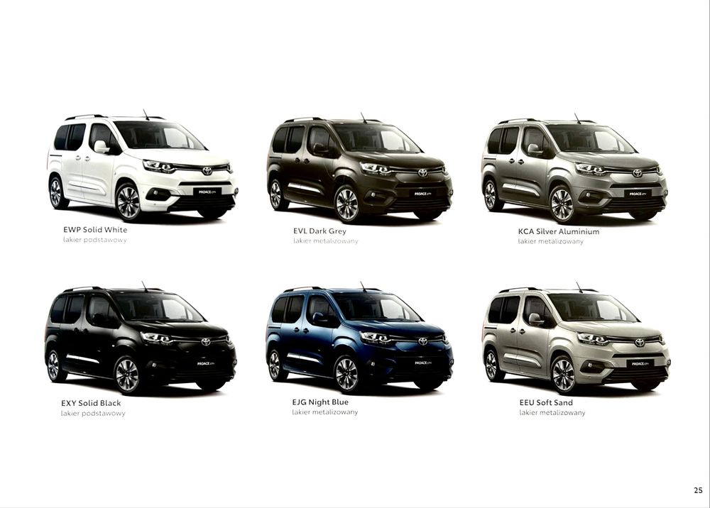 Toyota Proace City Verso Prospekt Katalog Język Polski