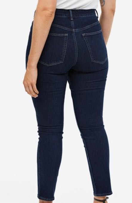 HM Dżinsy z wysokim stanem Skinny High Jeans NOWE rozmiar 44