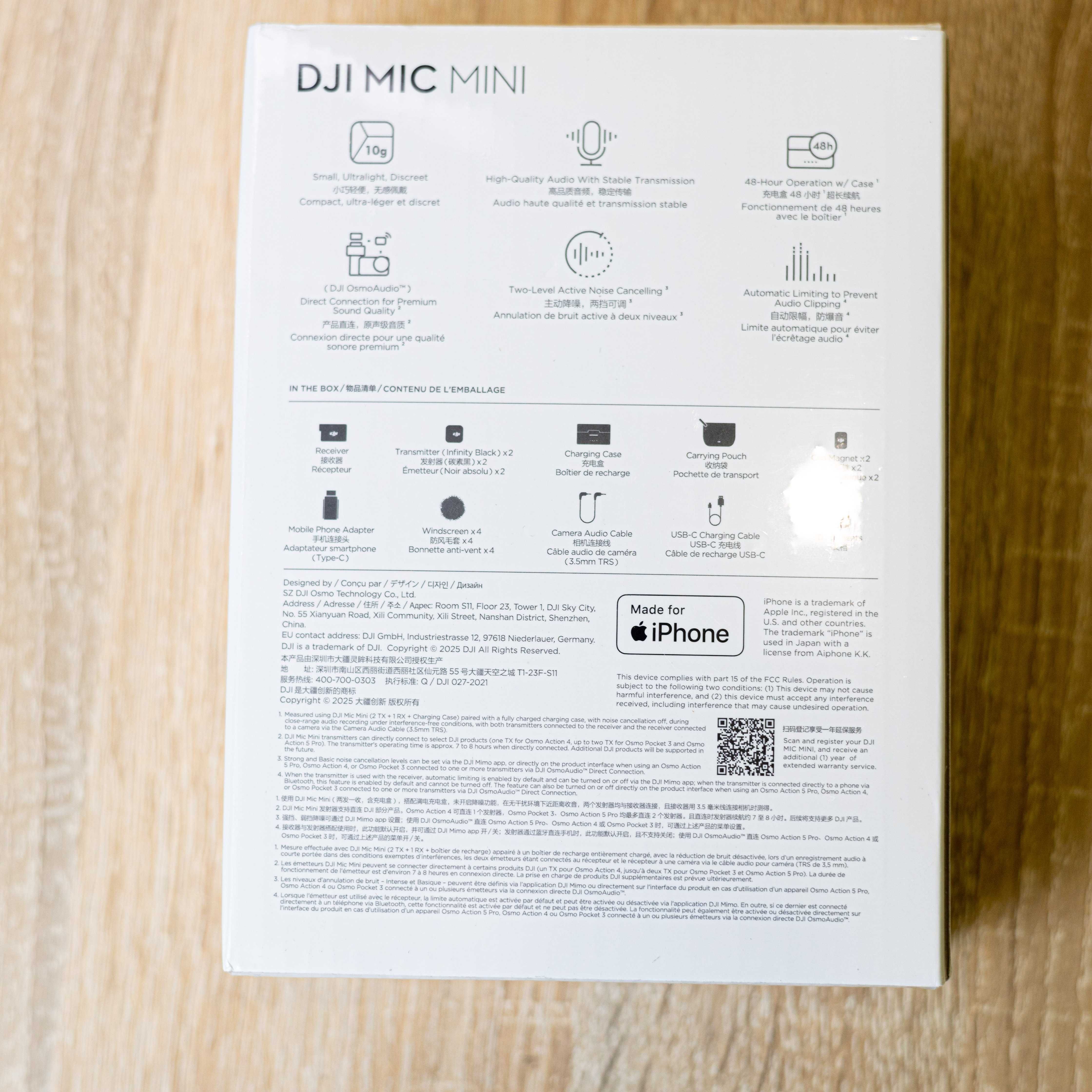 Запакований‼️ DJI Mic Mini (2 TX + 1 RX + Charging Case) мікрофон
