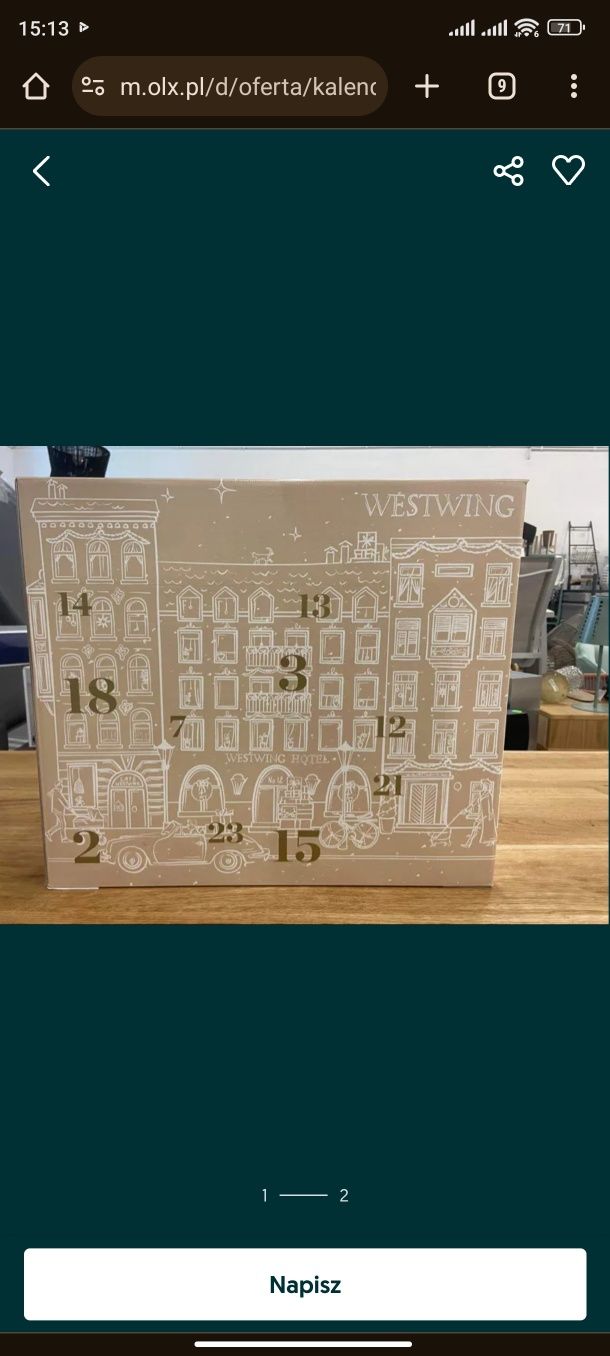 Kalendarz adwentowy Westwing