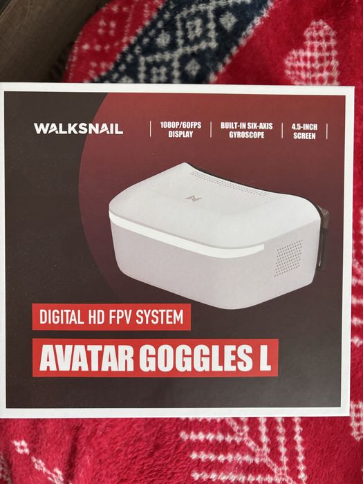 Zestaw Fpv dron z systemem cyfrowym + gogle Walksnail