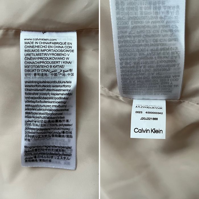 Оригінал Calvin Klein Jeans (XS-M) Oversized Puffer Куртка Пуховик