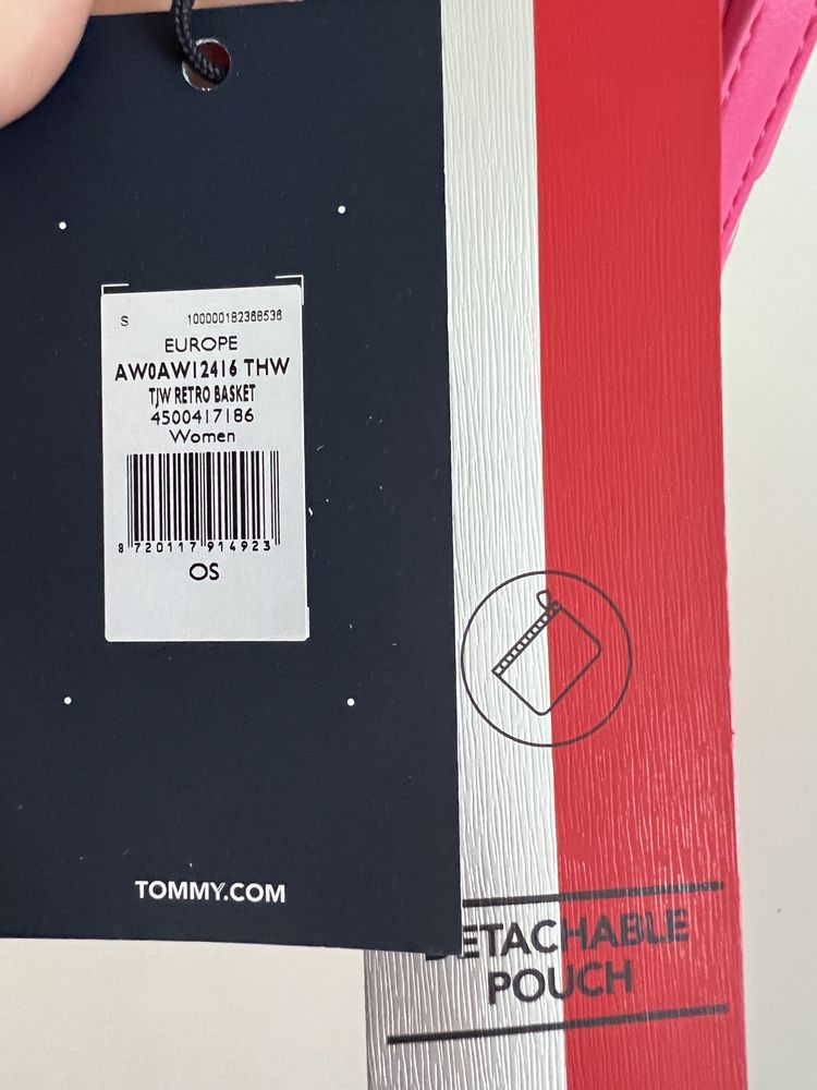Tommy Jeans Retro basket Torebka mała piękna