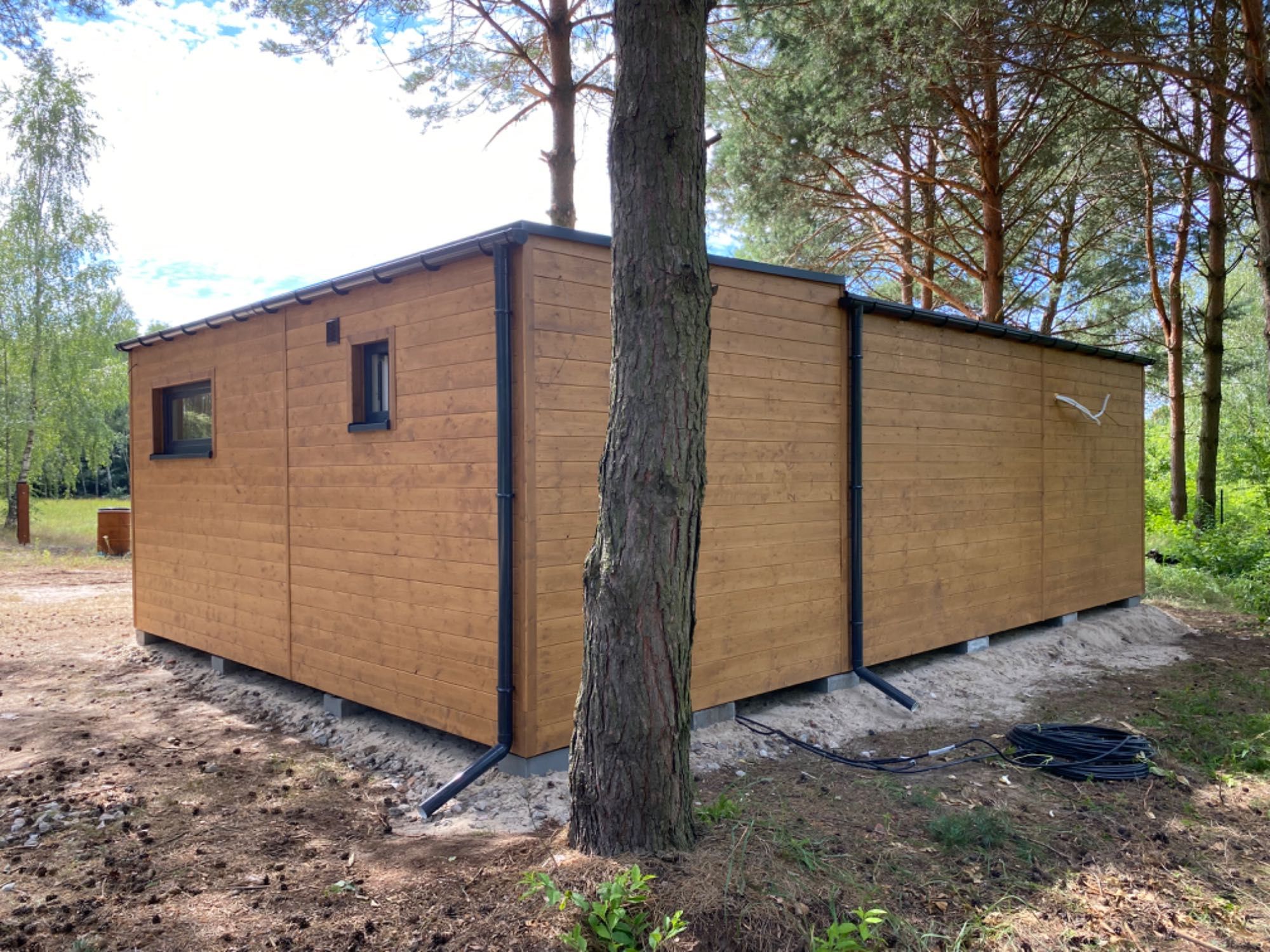 Dom modułowy L 35m2- całoroczny, bez pozwolenia