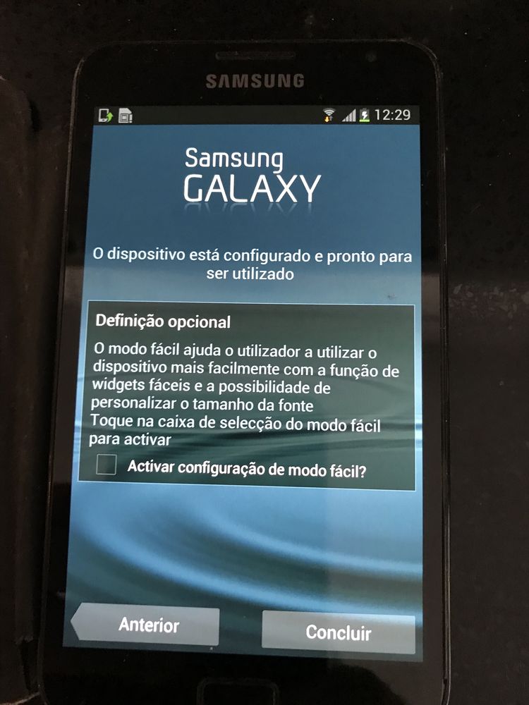 Samsung note 2a mão